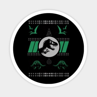 Jurassic Christmas Design With T-Rex on Throw Pillow, T shirt , Sweatshirt , Accessories , Hoodies All sizes. Magnet